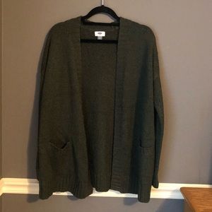 Olive Green Old Nagy cardigan L